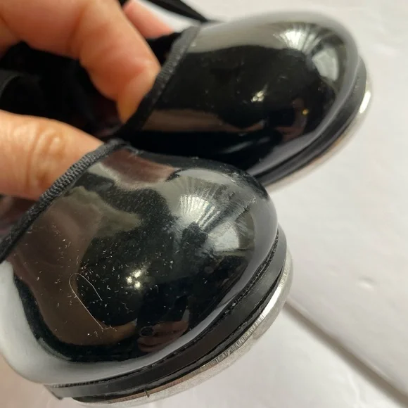 CAPEZIO JR. TYETTE TAP SHOES Size 7 - Picture 6 of 11